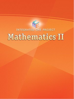 cover image of Integrated CME Project Mathematics II